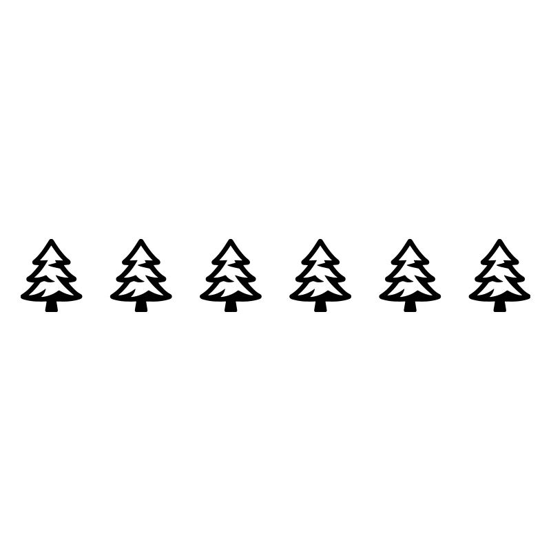 Fir tree icon forest