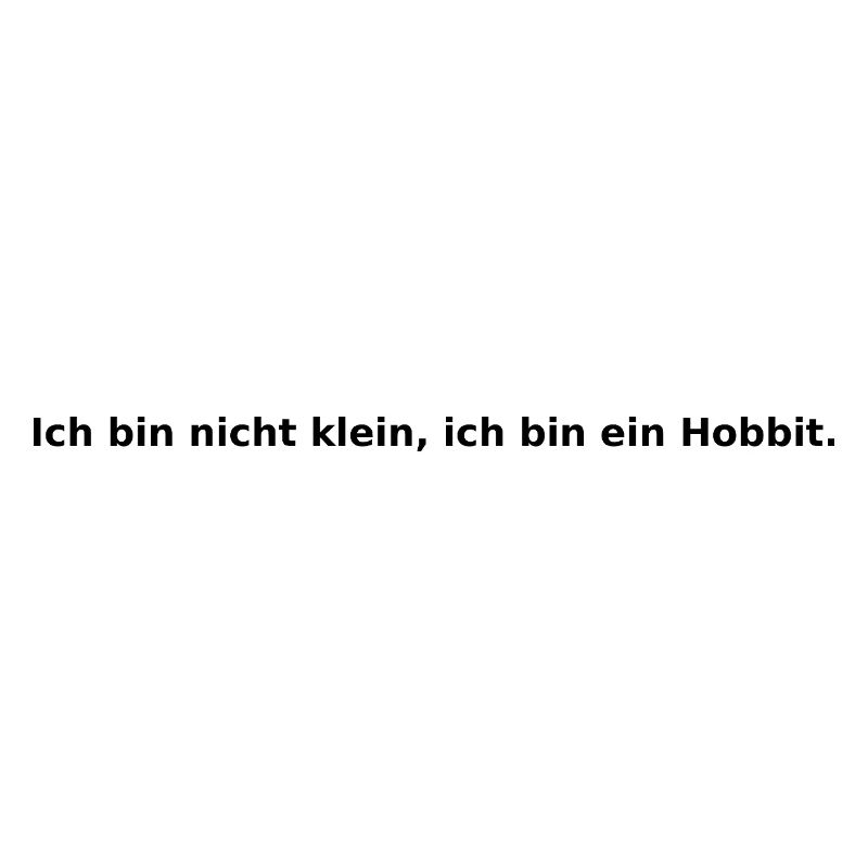 Ich bin nicht klein_Design