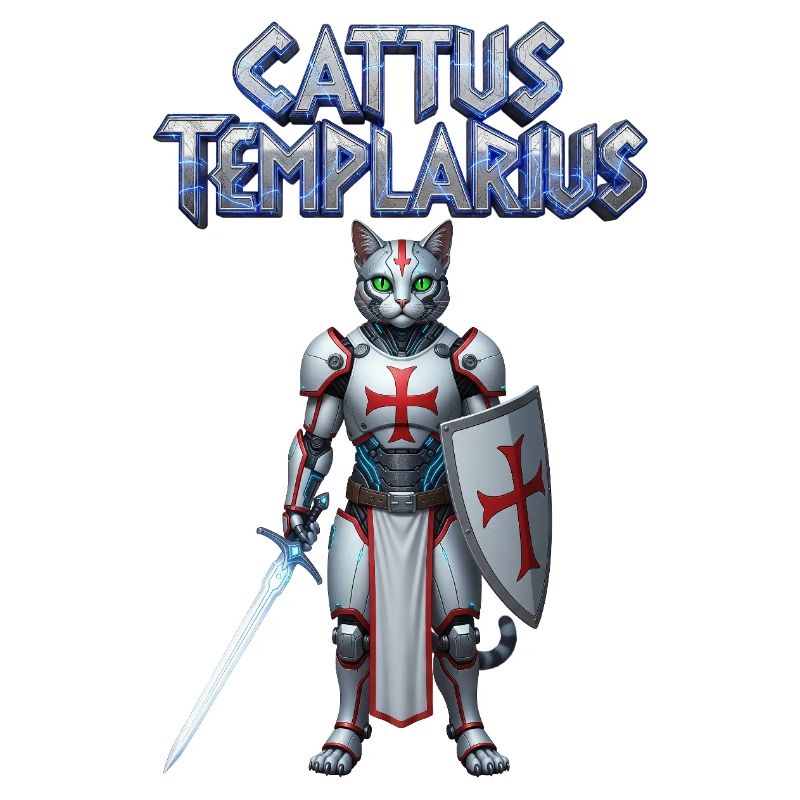 Cattus Templarius Chat Chevalier