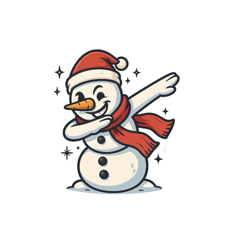 Dabbing Snowman Dab