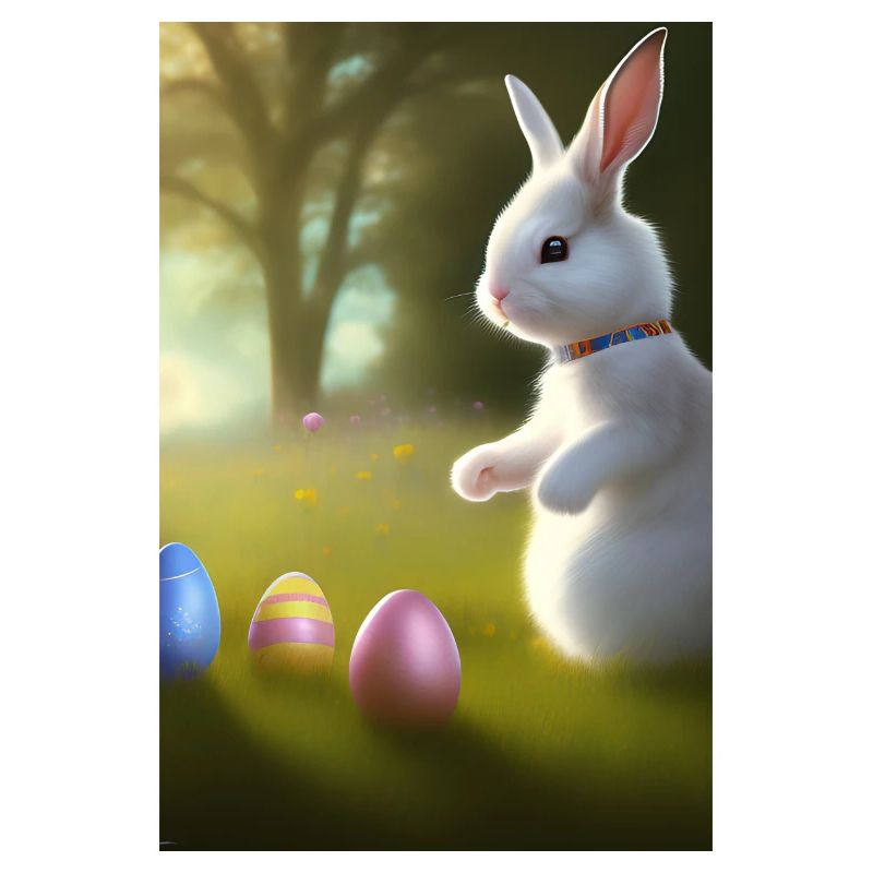 Easter Bunny with Easter Eggs