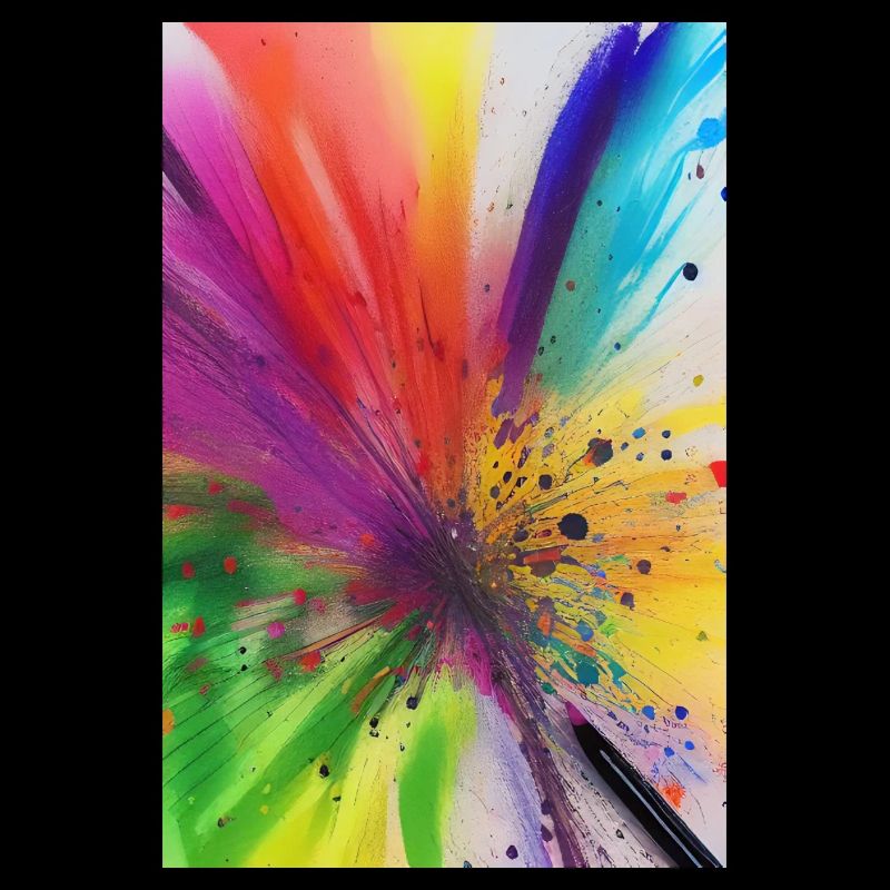 Éclaboussures de couleur