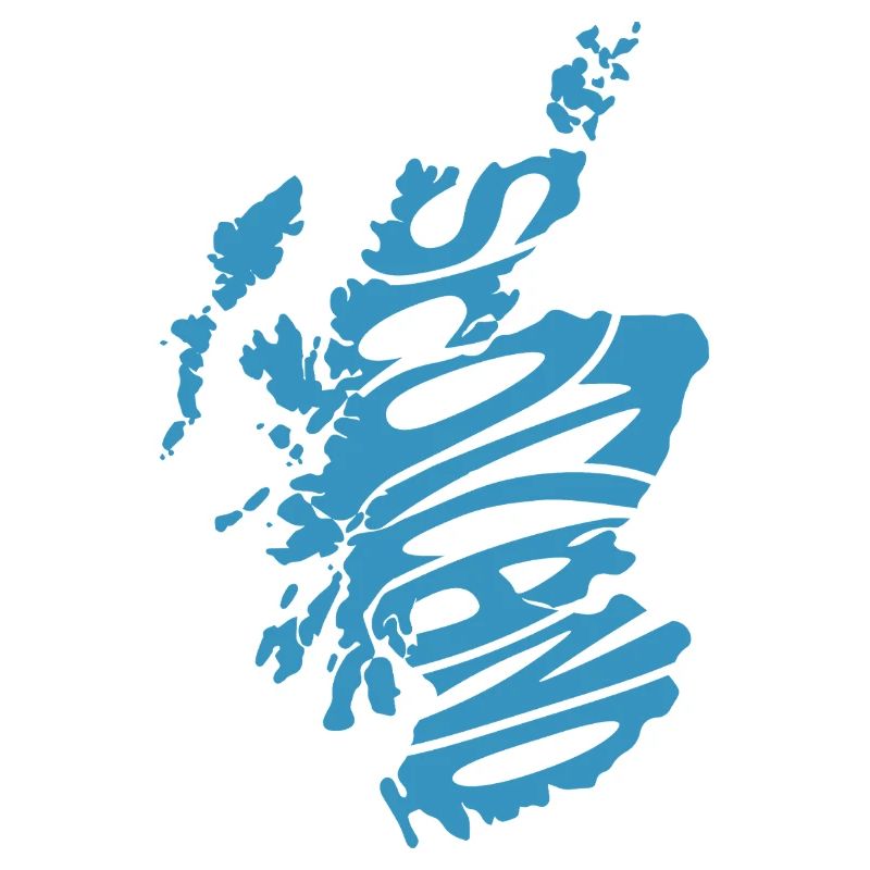 Scotland Map Graphic