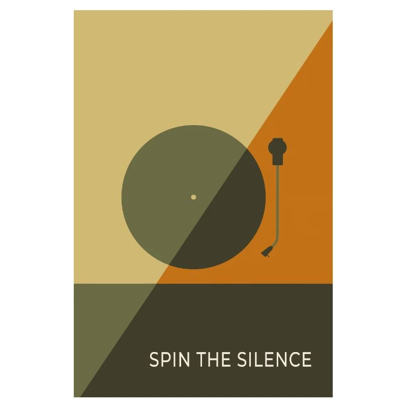 Spin The Silence – Affiche Minimal Record