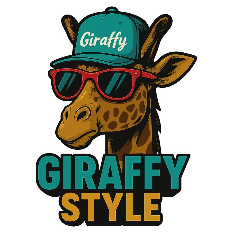 Giraffy Style Giraffe with Cap