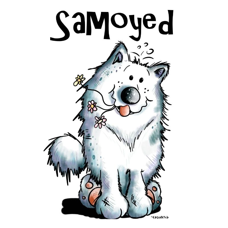 Funny Samoyed