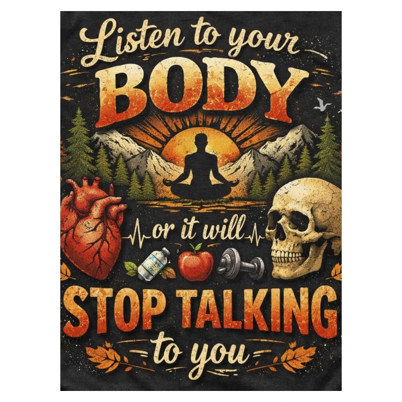 Hör auf deinen Körper oder er spricht