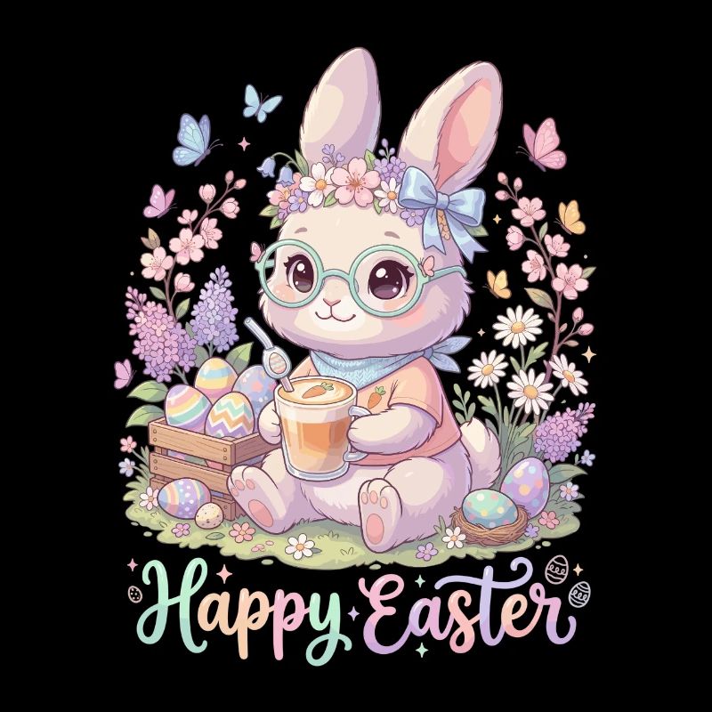 Pastel Bunny Easter Magic « Joyeuses Pâques »