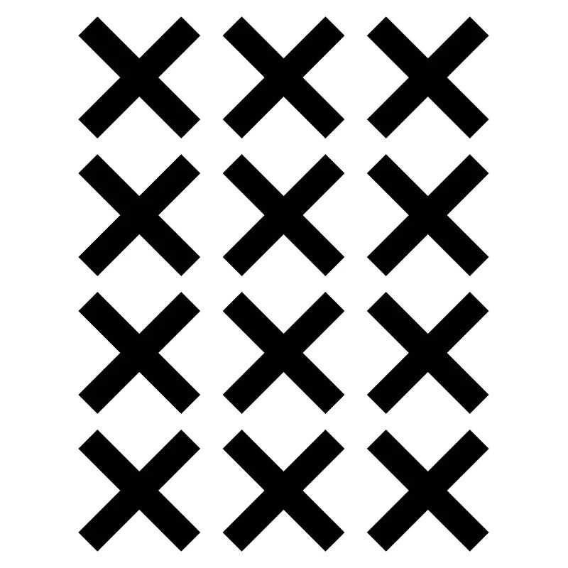 X pattern grid design