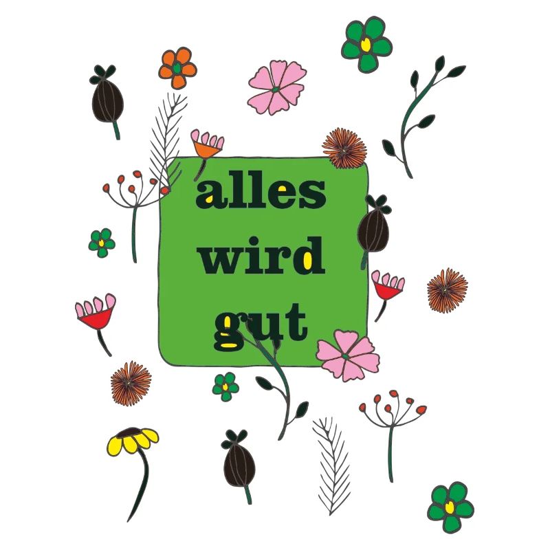 alles wird gut in grün