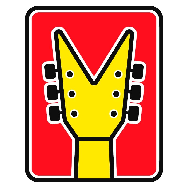 Emblème de guitare
