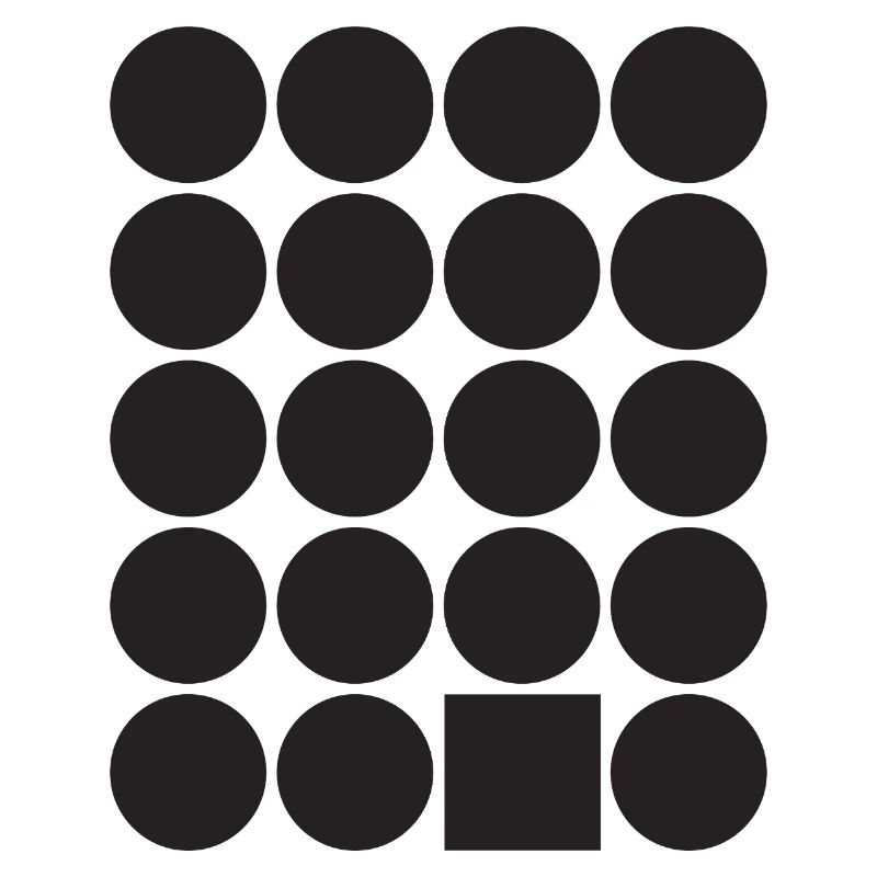Geometric Dot Grid with a Square