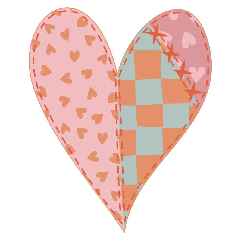 Patchwork Herz Nr. 2