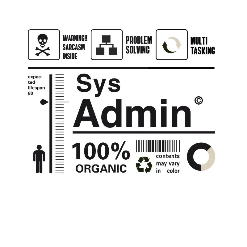 Sys Admin Penguin Computer Nerd pc Board cpu ner