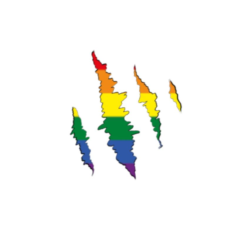 Rainbow Claw Scratch Trace