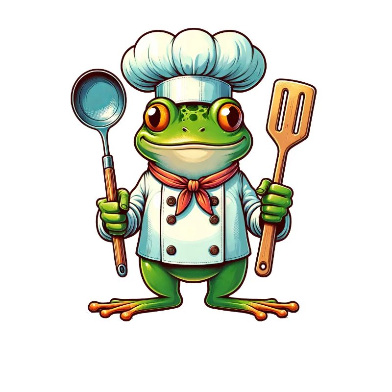 Chef Frog Funny Kitchen Design