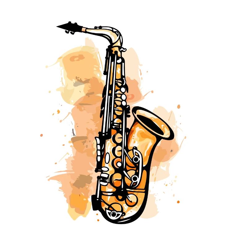 Graphisme pour saxophone