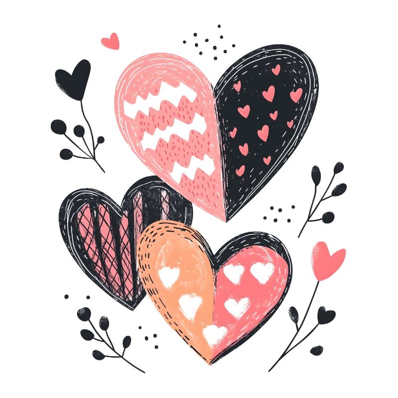 Heart Pattern Heart Pattern Valentine's Day Love Gift