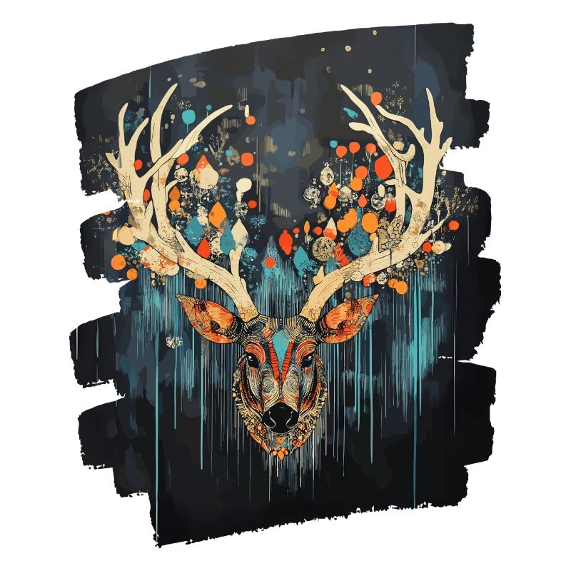 Deer with antlers