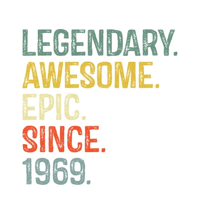 Retro 1969 Celebration Graphic