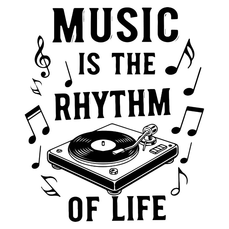 Vinyl Night Turntable Sketch