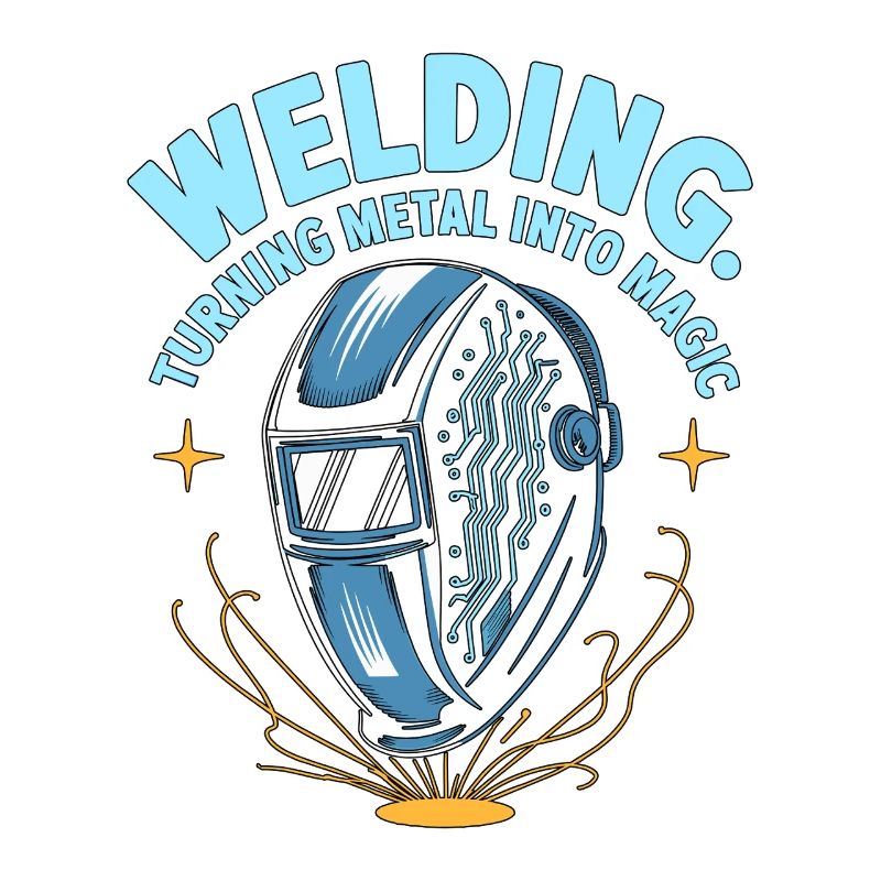 Welder Welding Turning Metal Into Magic Metalwork