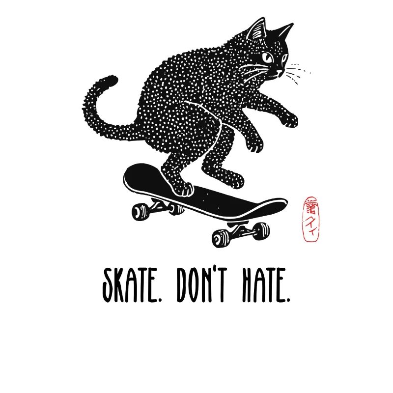 Skate, Don't Hate Kitten