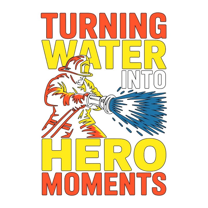 Fire Engineer Turning Water Into Hero Firefighting