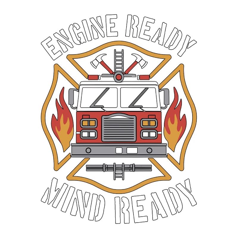 Fire Engineer Engine Ready Mind Ready Firefighting