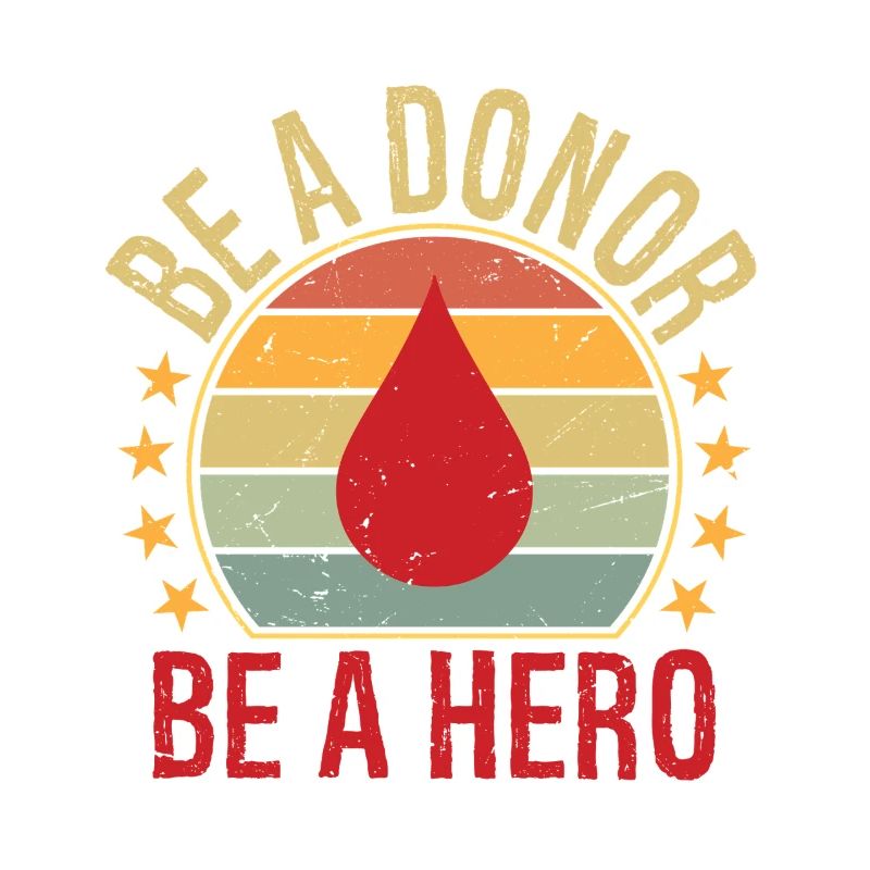 Sei ein Spender Sei ein Held