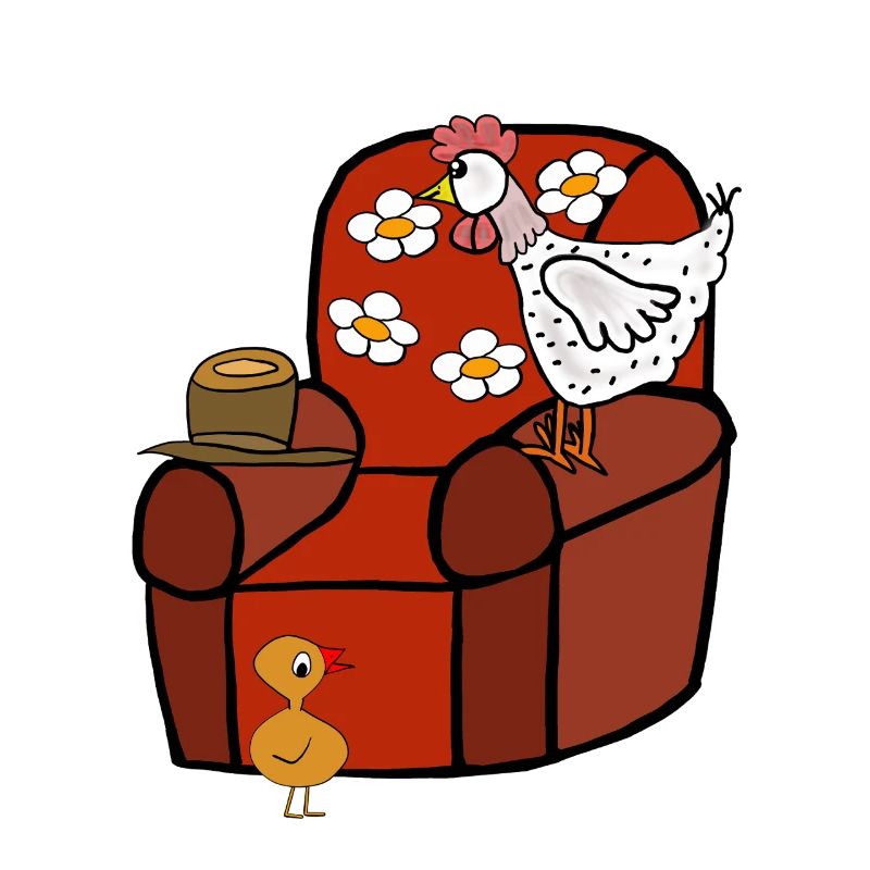 Funny Chickens After-Work Chicken