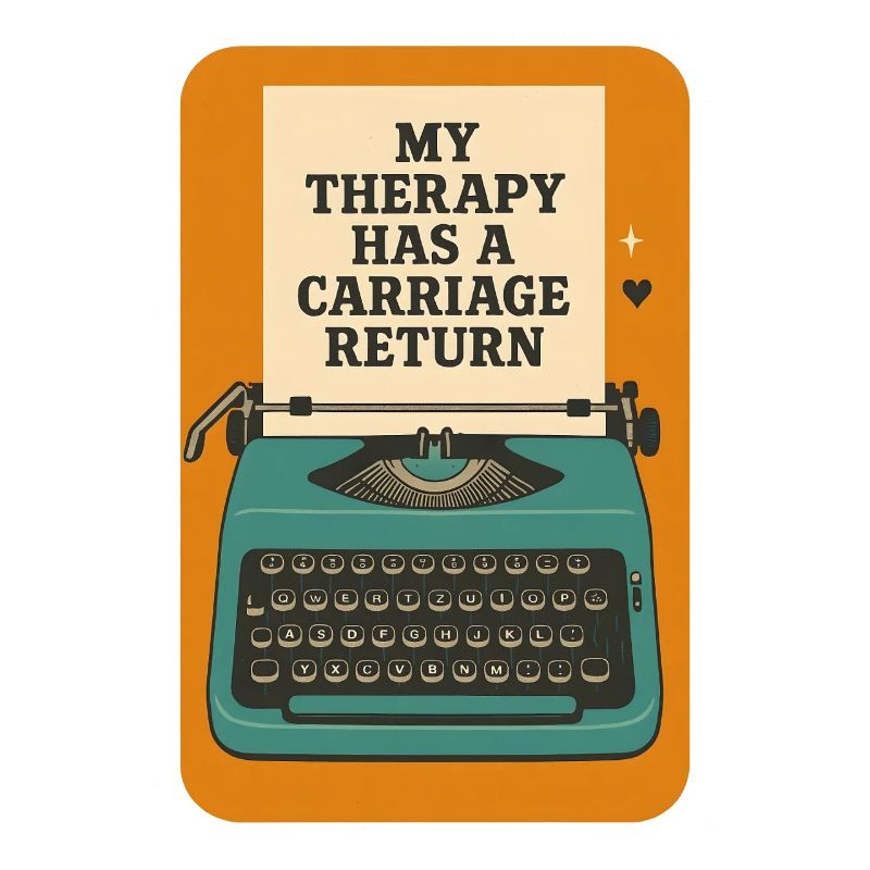 Therapy with carriage return | Writing