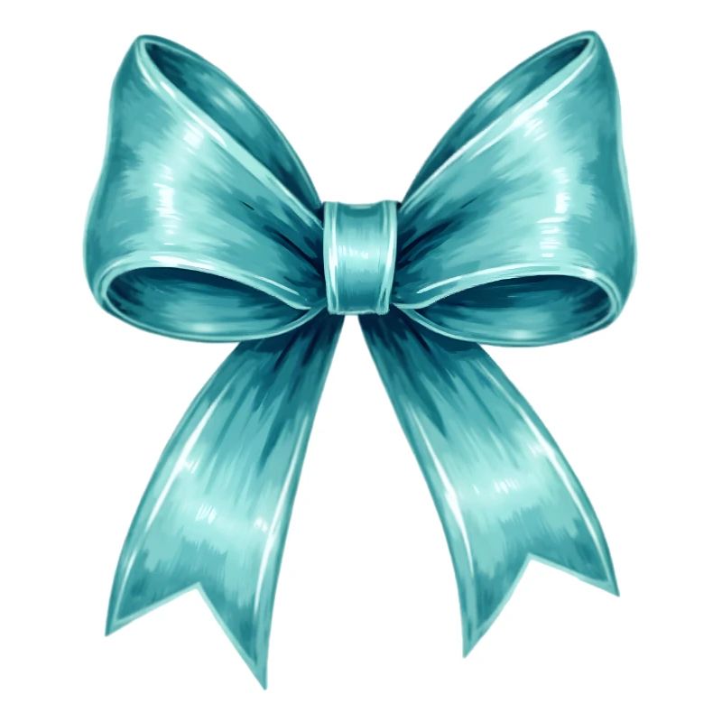 Turquoise bow