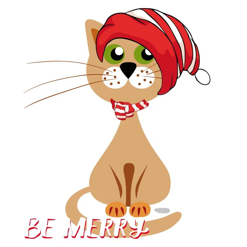 sois Joyeux Chat de Noël