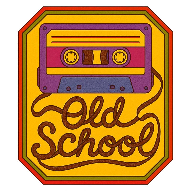 Patch rétro cassette à l’ancienne