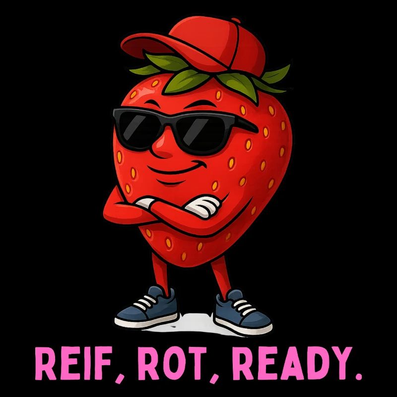 Reif Rot Ready Erdbeere-Maskottchen