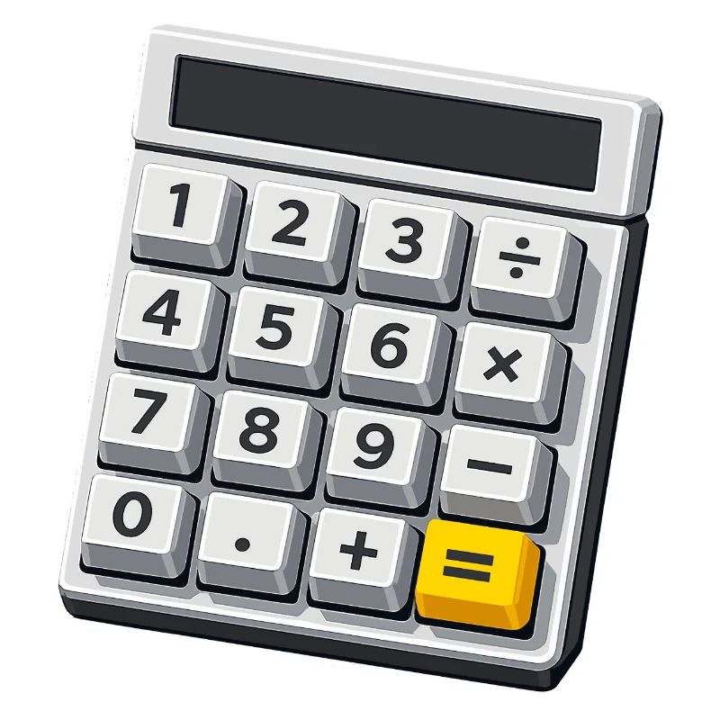 Calculatrice de costumes de carnaval Professeur de maths