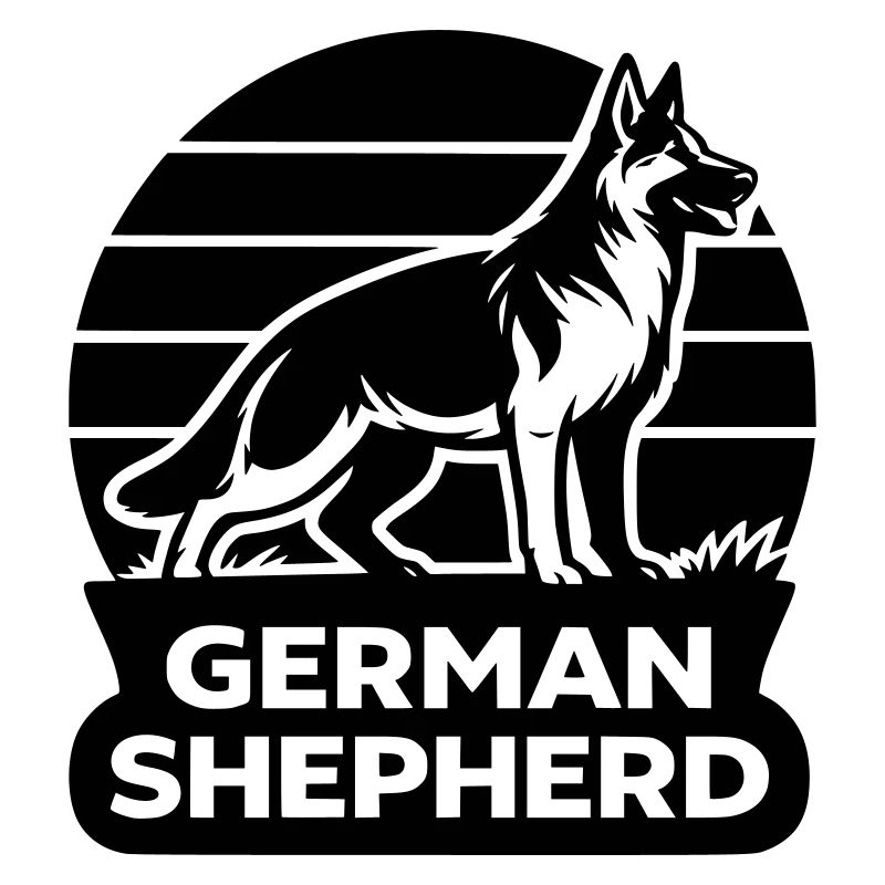 German Shepherd Silhouette