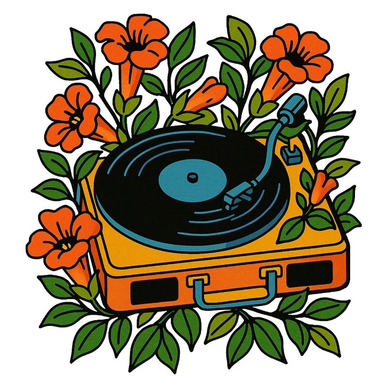 Botanical Vinyl Turntable