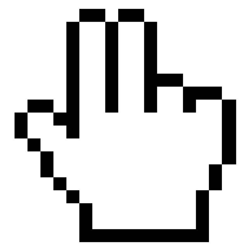 Mouse hand 2 fingers