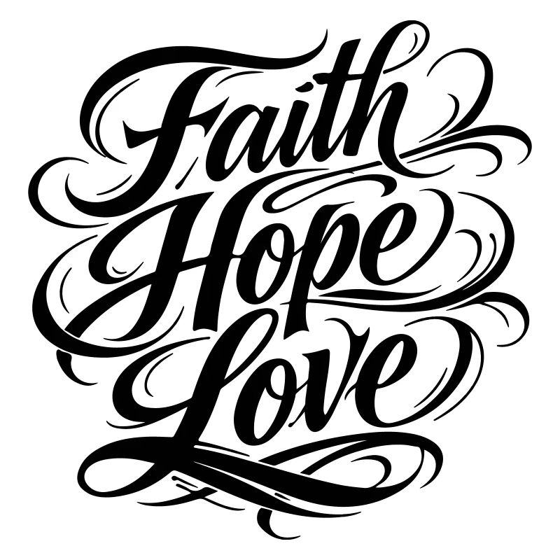 Glaube Hoffnung Liebe Christlich