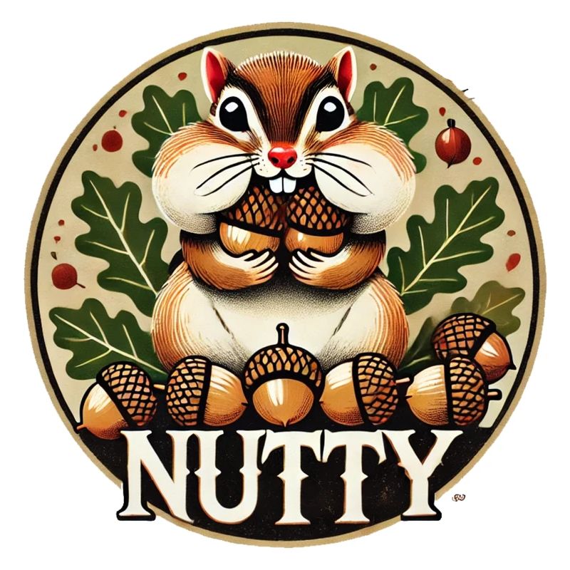 Nutty Chipmunk Harvest Charm