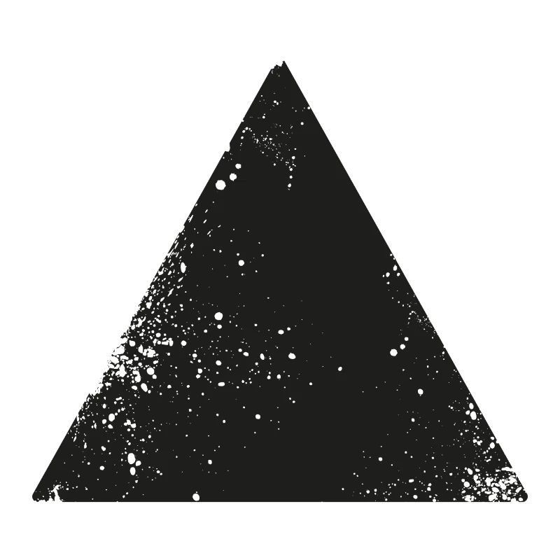 hippie triangle symbole de forme