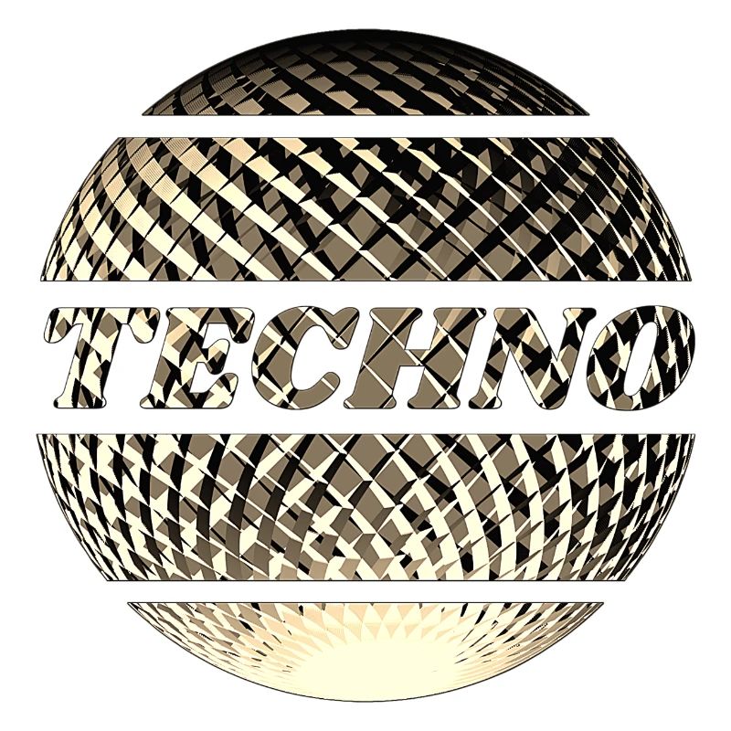 Boule techno disco or