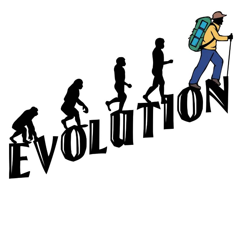 Hiking Evolution Hiker Hike Climbing