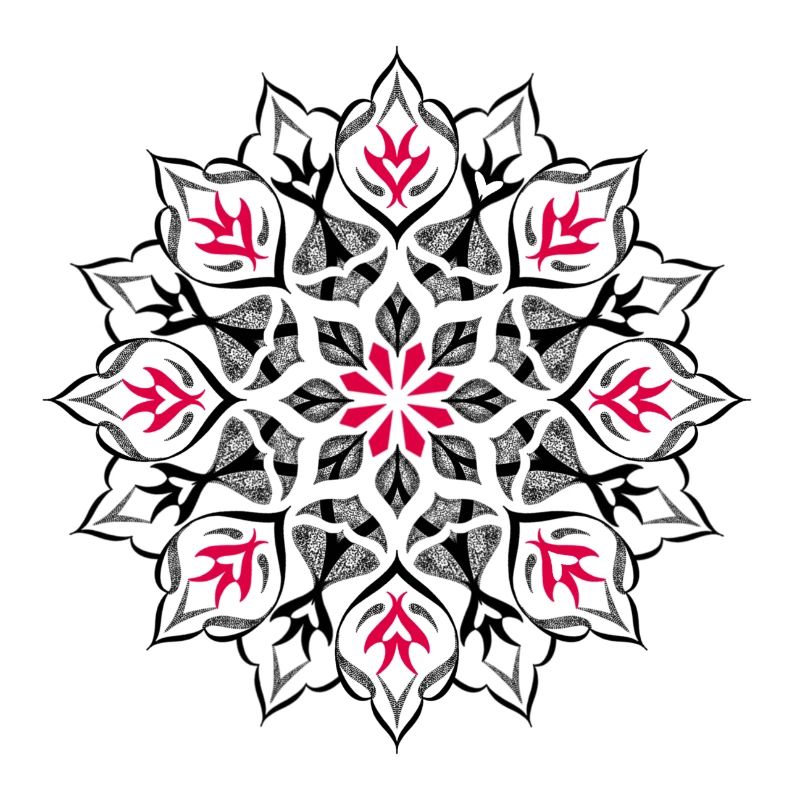 Dotwork Mandala-Design