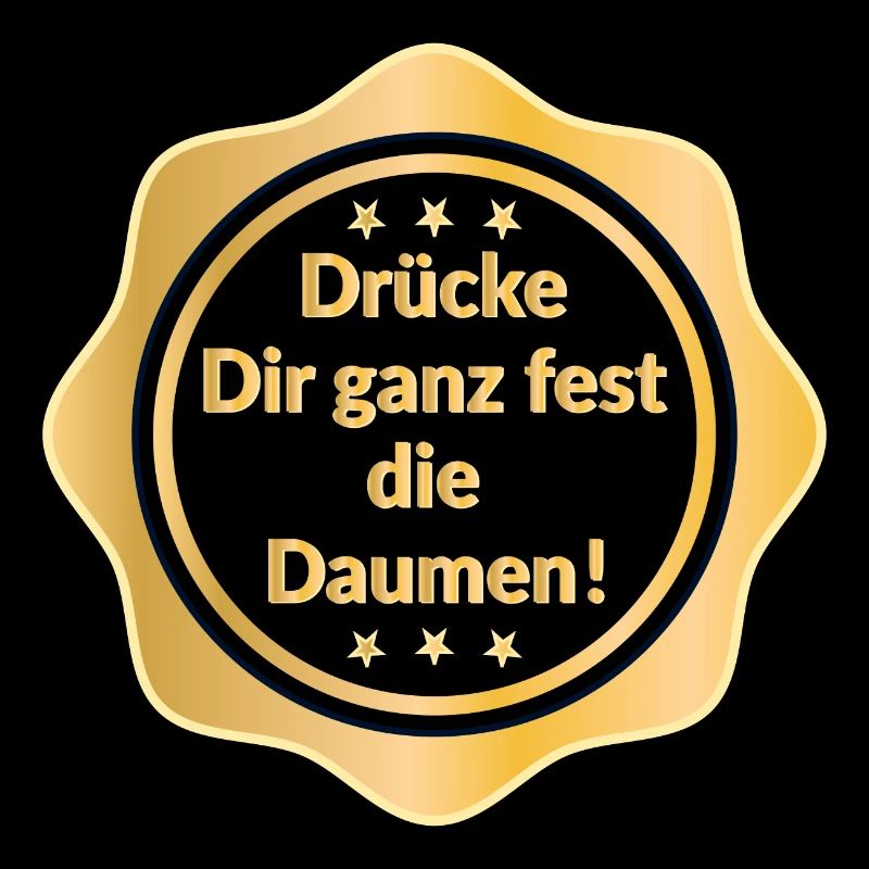 Motivation Drücke dir die Daumen