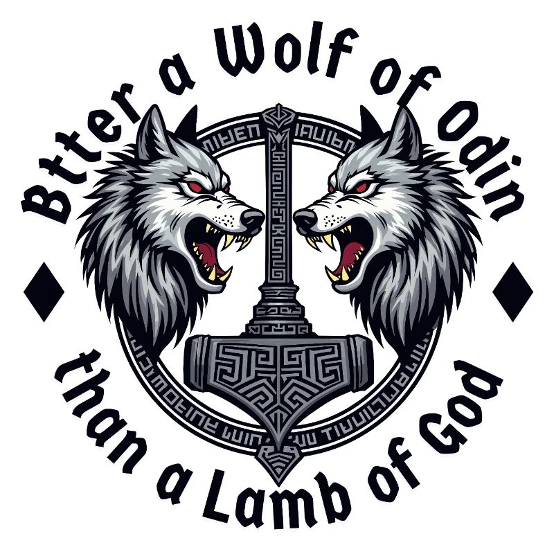 Lieber ein Wolf Odins als ein Lamm Gottes