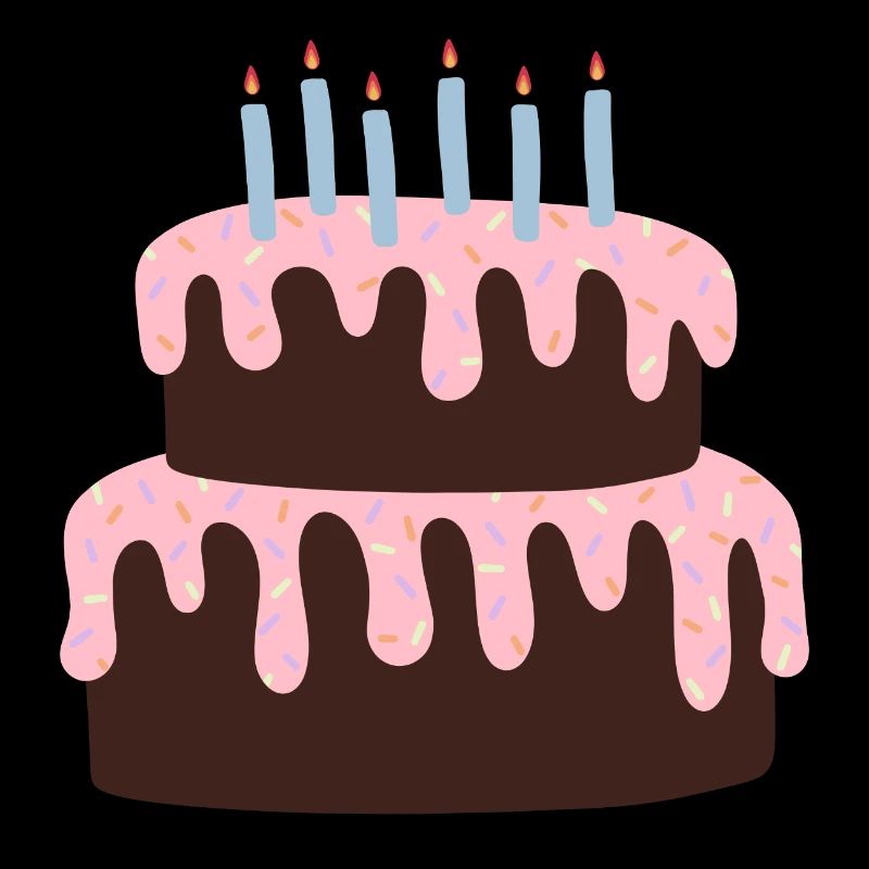Celebration Cake with Pink Icing
