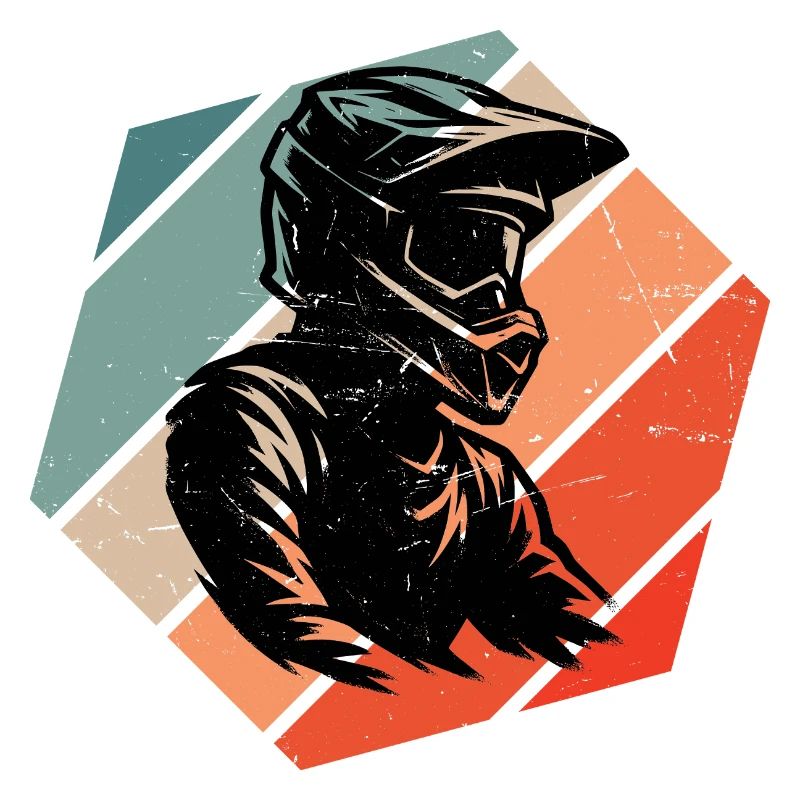 Conception compacte du motocross